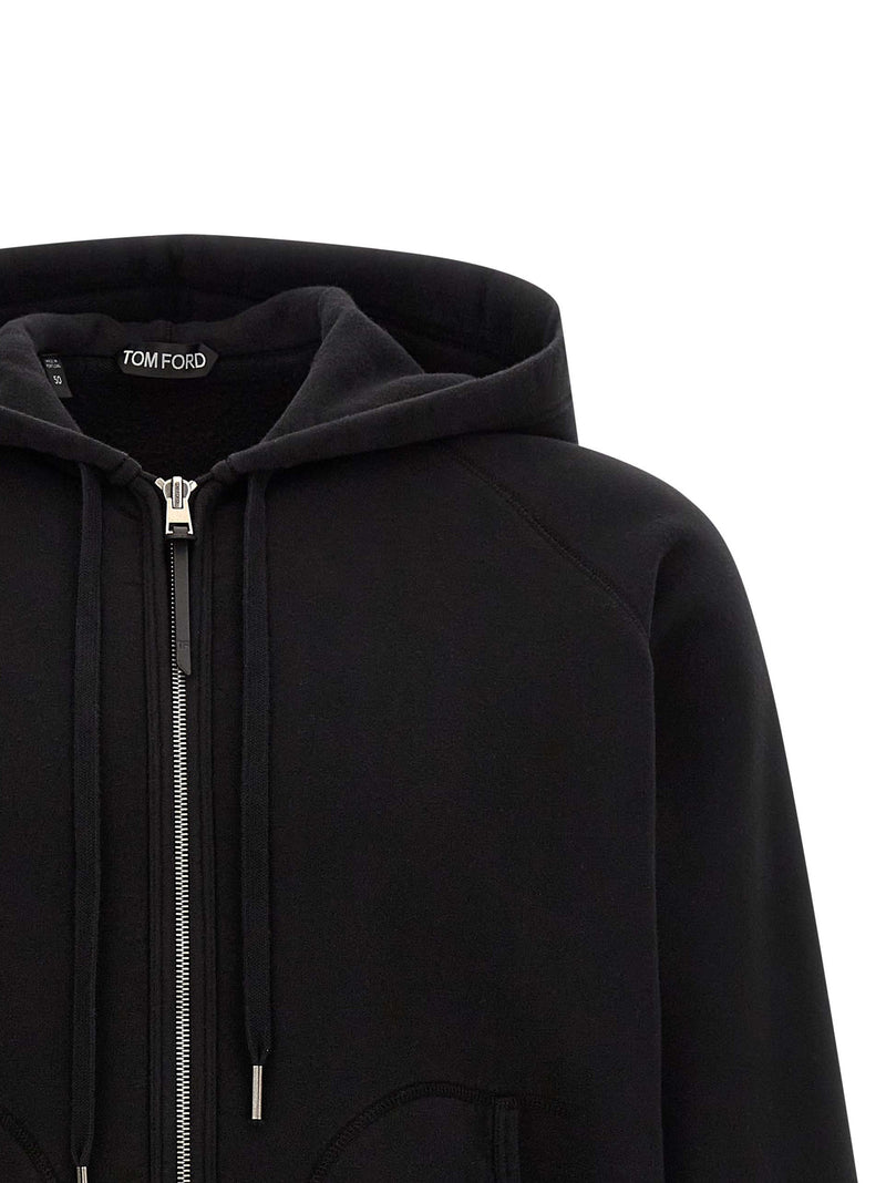 Tom Ford Black Cotton Sweatshirt