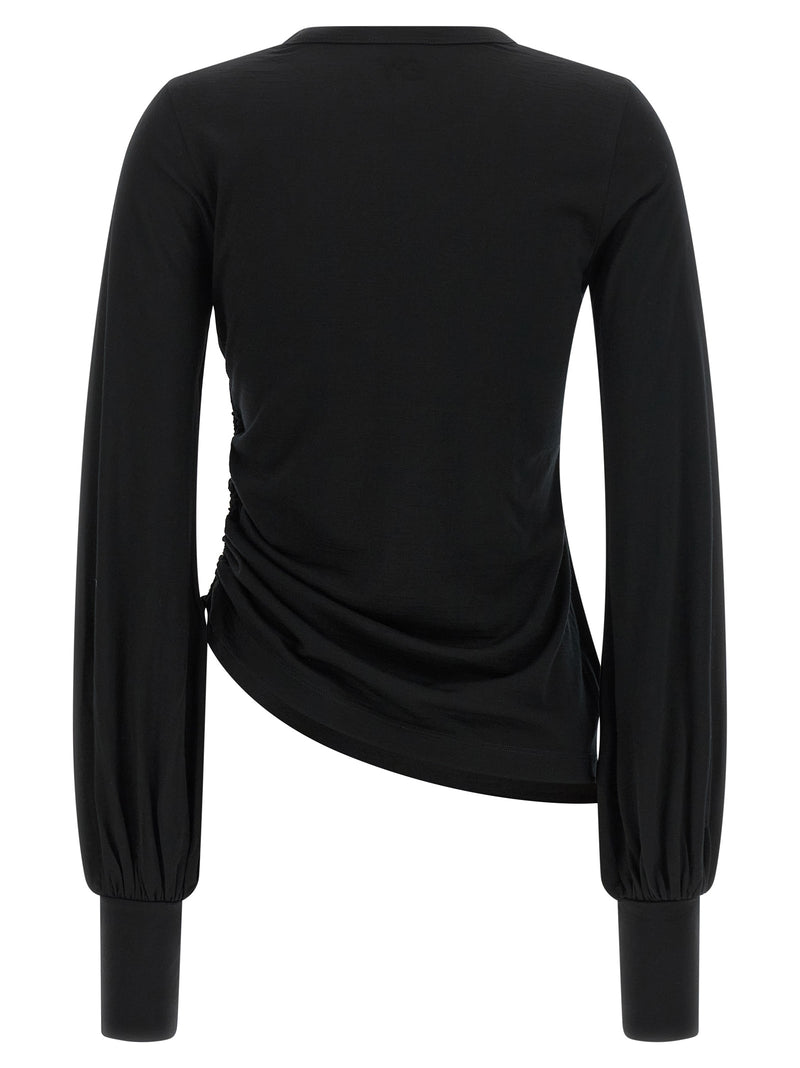 Y-3 Black Merino Wool Sportswear