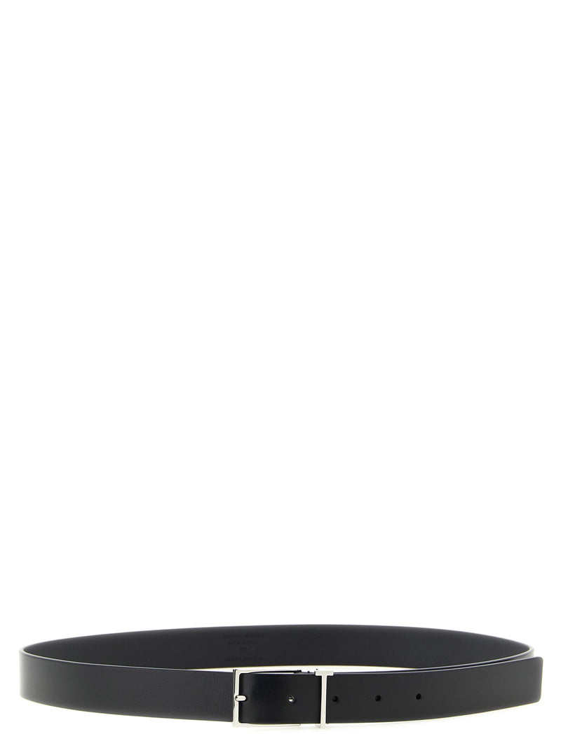 Tom Ford Black Calfskin Thin Belt