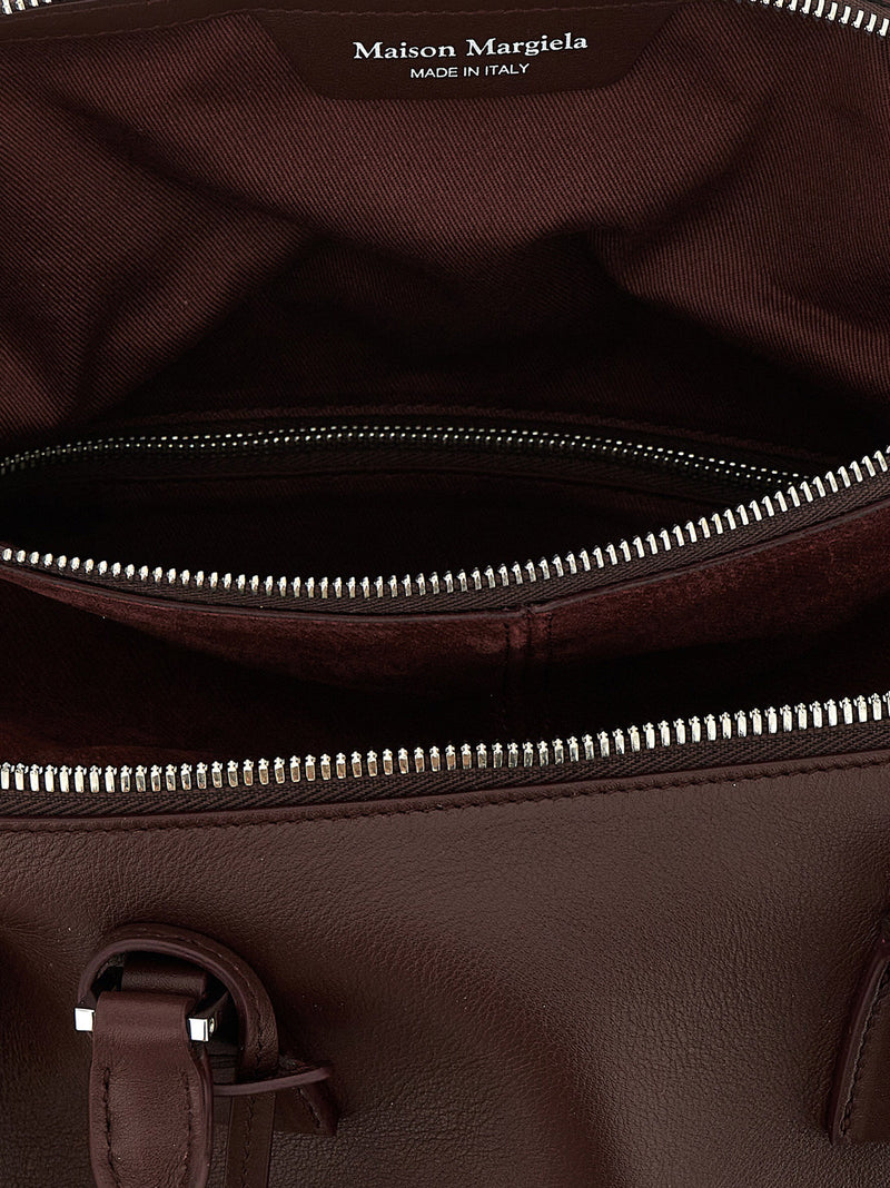 Maison Margiela Bordeaux Calfskin Shoulder Bag