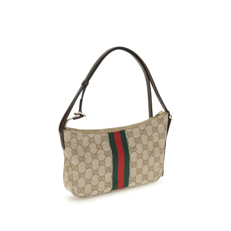 Gucci Beige Polyester Shoulder Bag