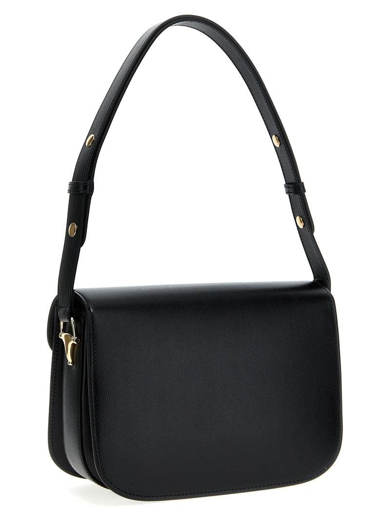 Gucci Black Leather Shoulder Bag