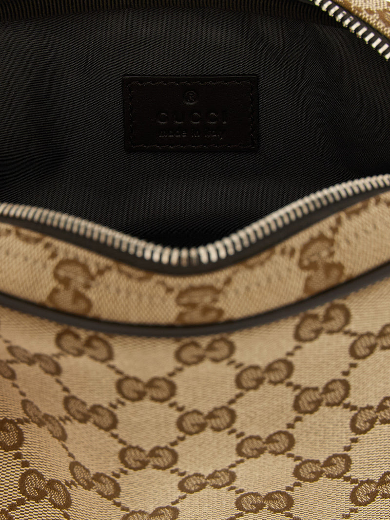 Gucci Beige Polyester Crossbody Bag
