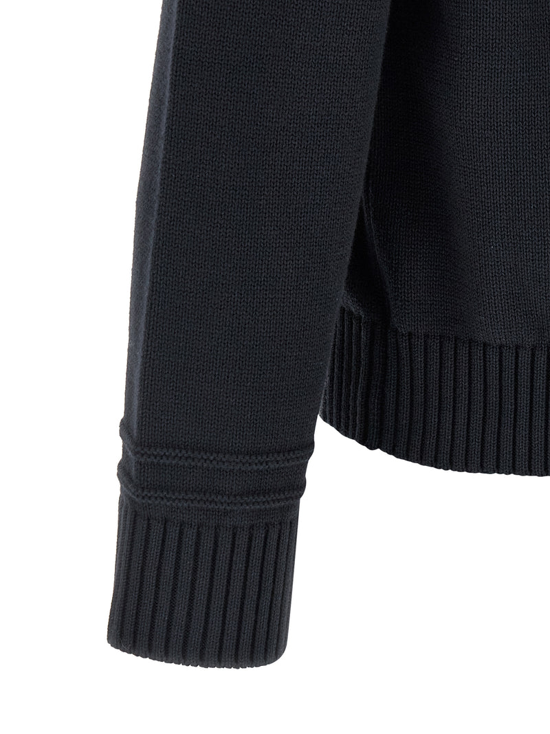 Gucci Blue Cotton Cardigan