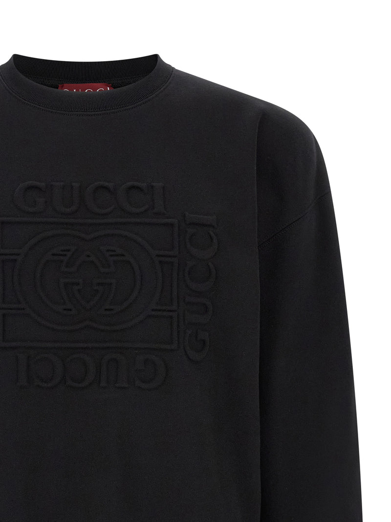 Gucci Black Cotton Sweatshirt