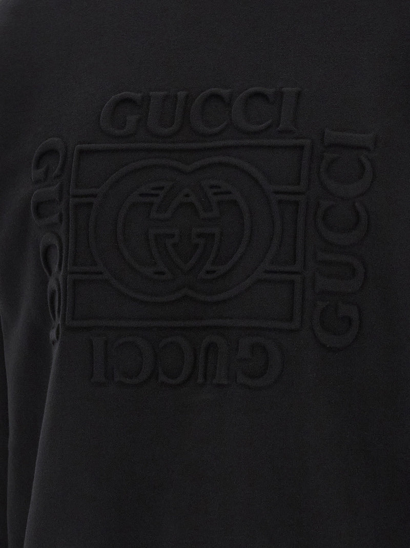 Gucci Black Cotton Sweatshirt