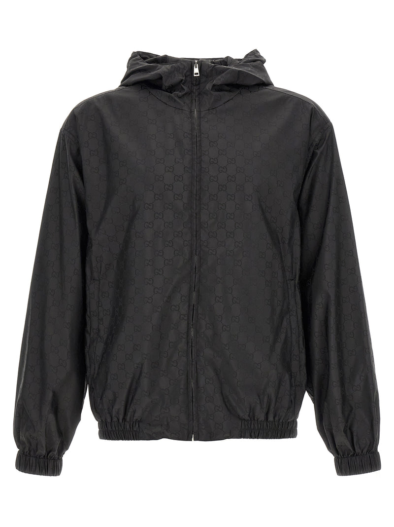 Gucci Black Polyamide Shell Jacket