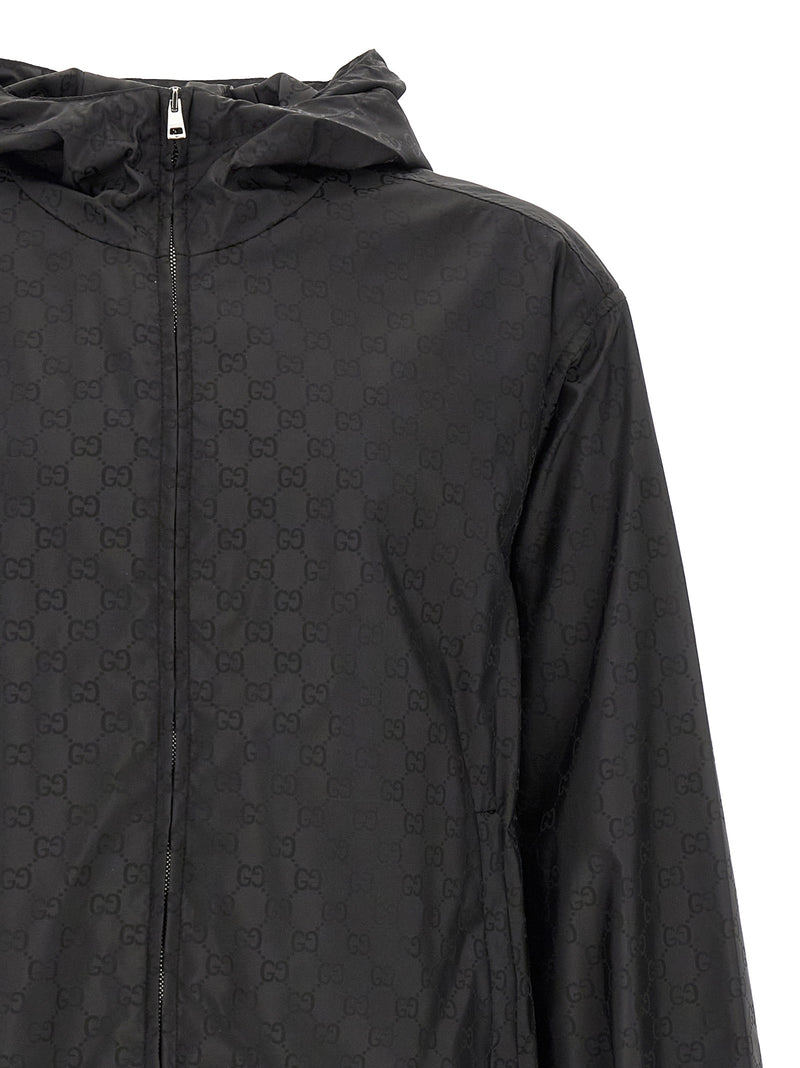 Gucci Black Polyamide Shell Jacket