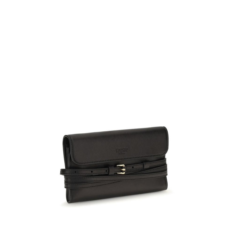Moschino Black Goatskin Wallet