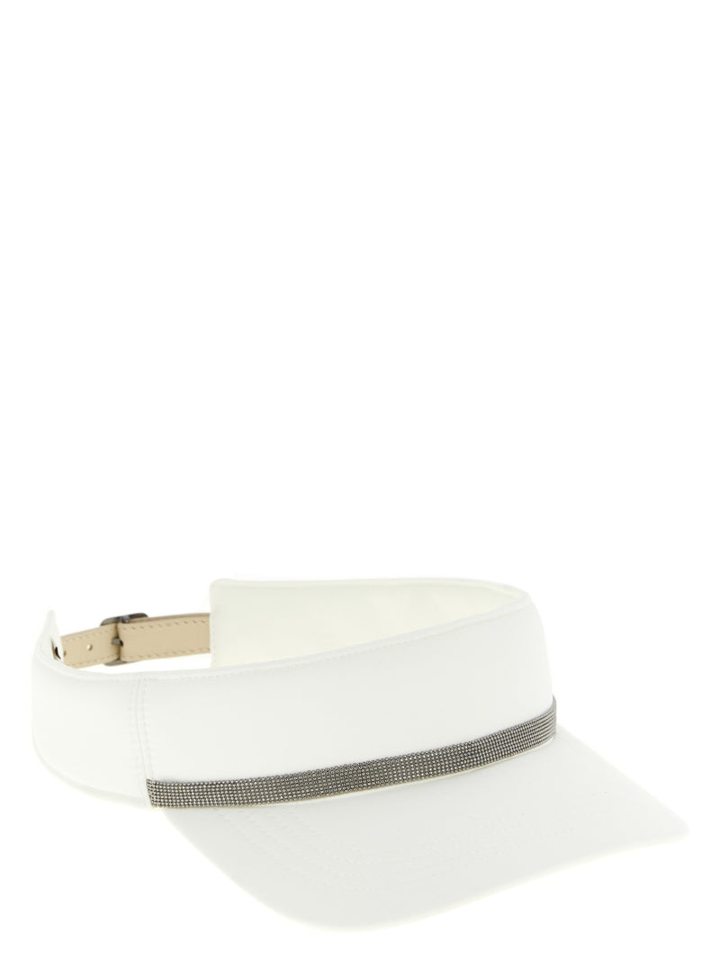 Brunello Cucinelli White Polyester Cap (Baseball Hat)