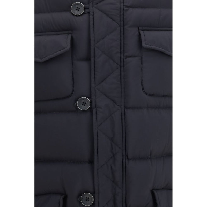 Herno Black Polyester Full-Length Jacket