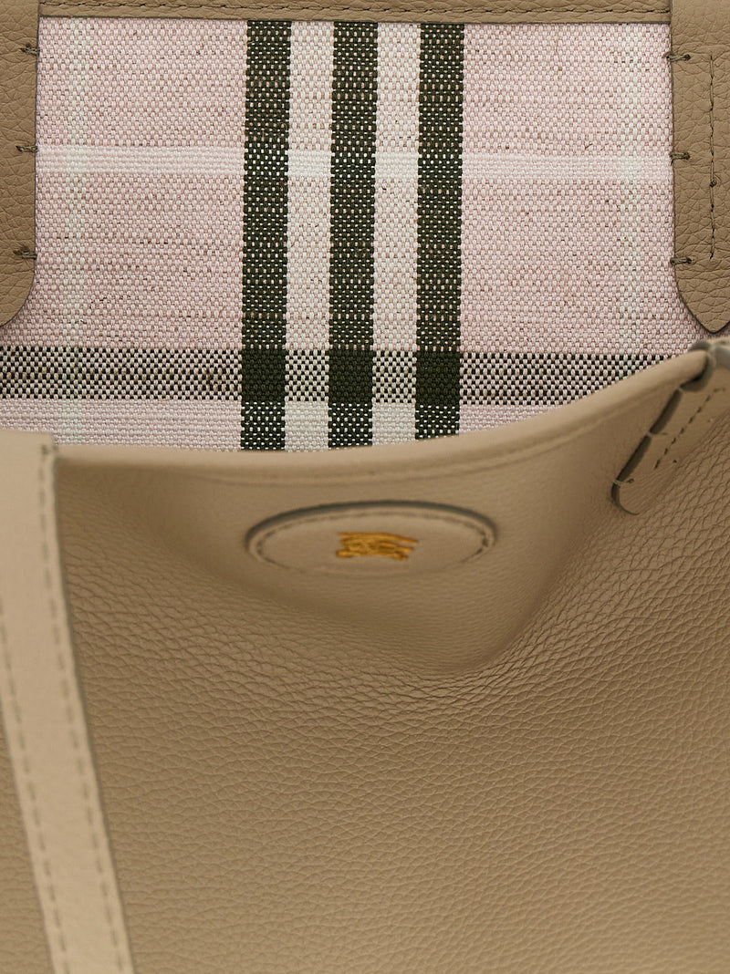 Burberry Beige Calfskin Tote Bag