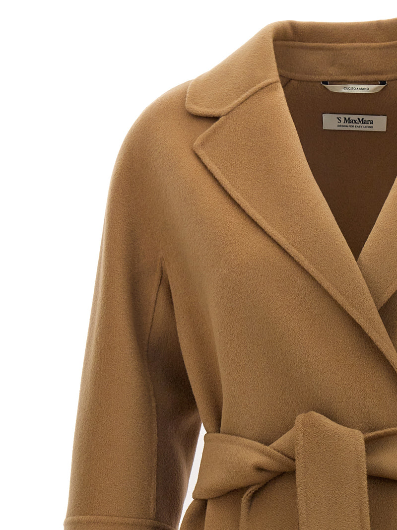 'S Max Mara Beige Wool Coat