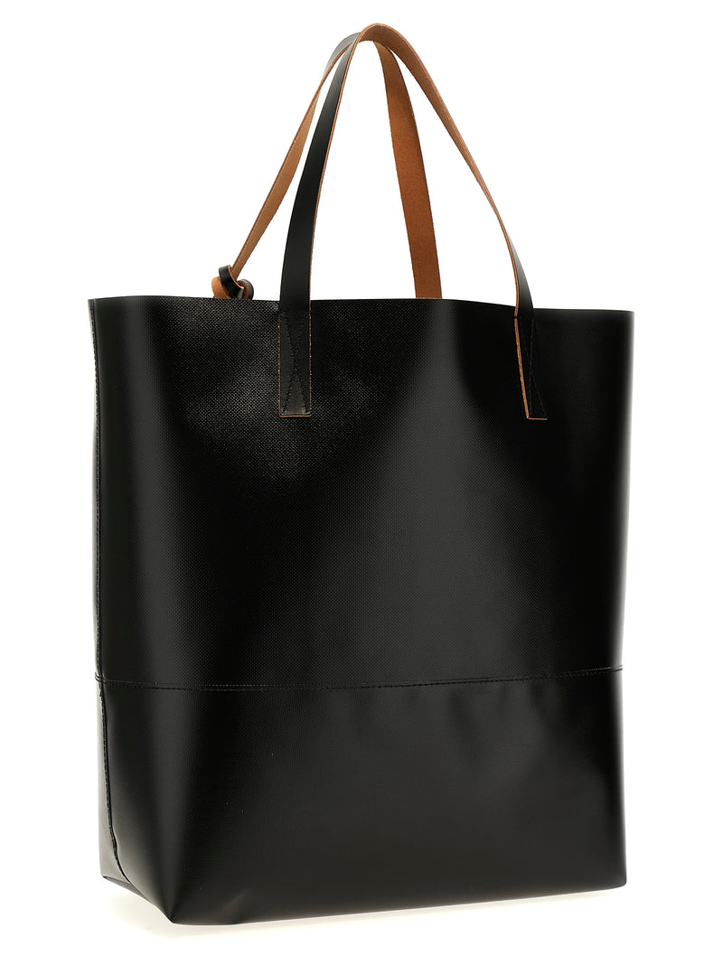 Marni Black Polyethylene Tote Bag