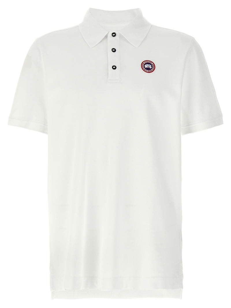 Canada Goose White Cotton Polo Shirt