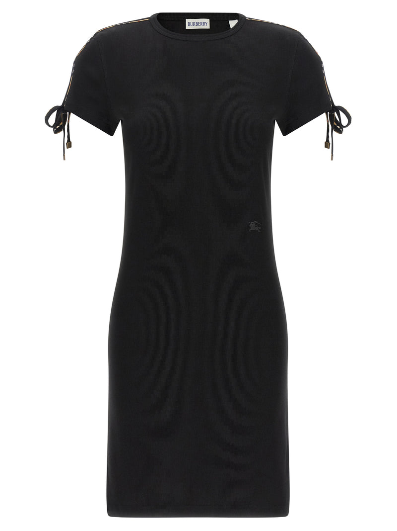Burberry Black Cotton Short Dress