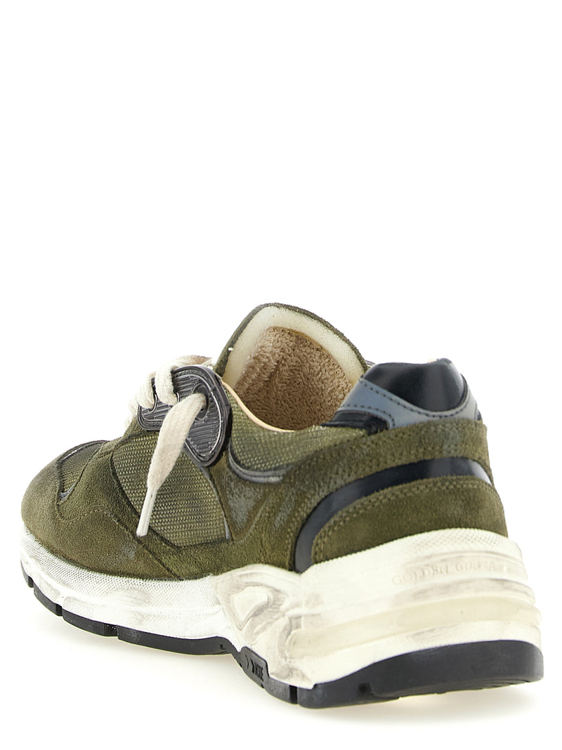 Golden Goose Bicolor Leather Athletic Sneakers