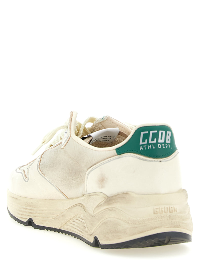 Golden Goose Bicolor Leather Athletic Sneakers