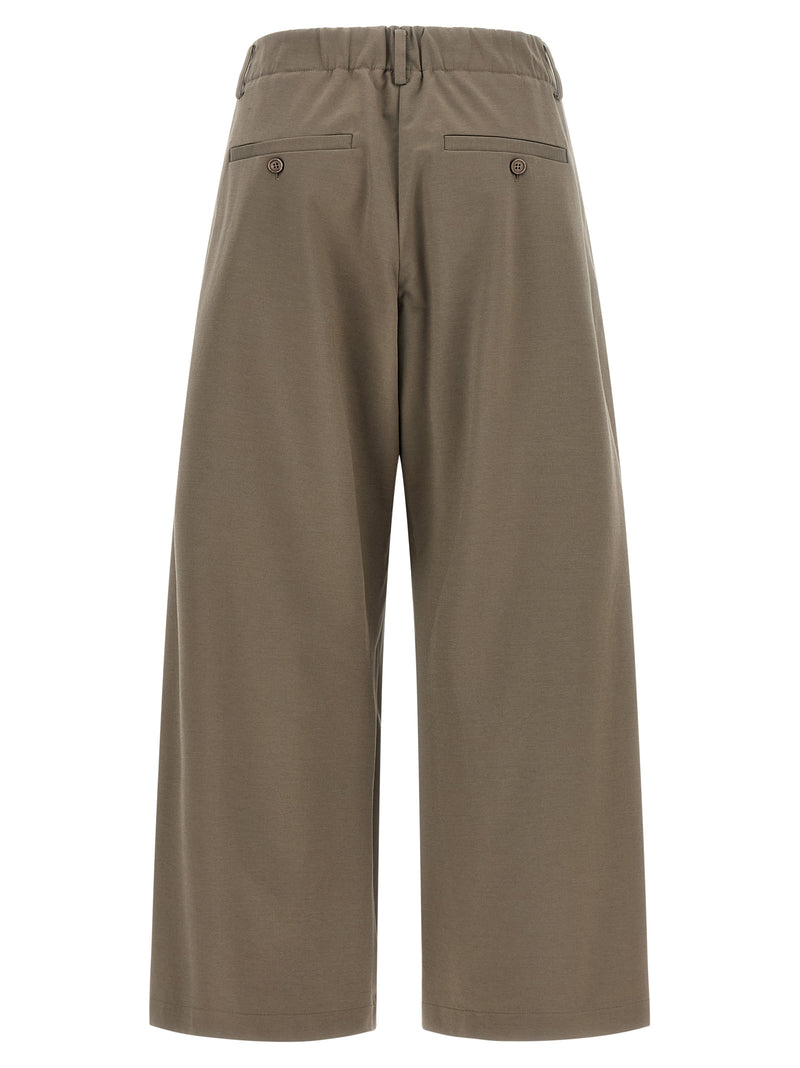 Brunello Cucinelli Gray Cotton Athletic Pants