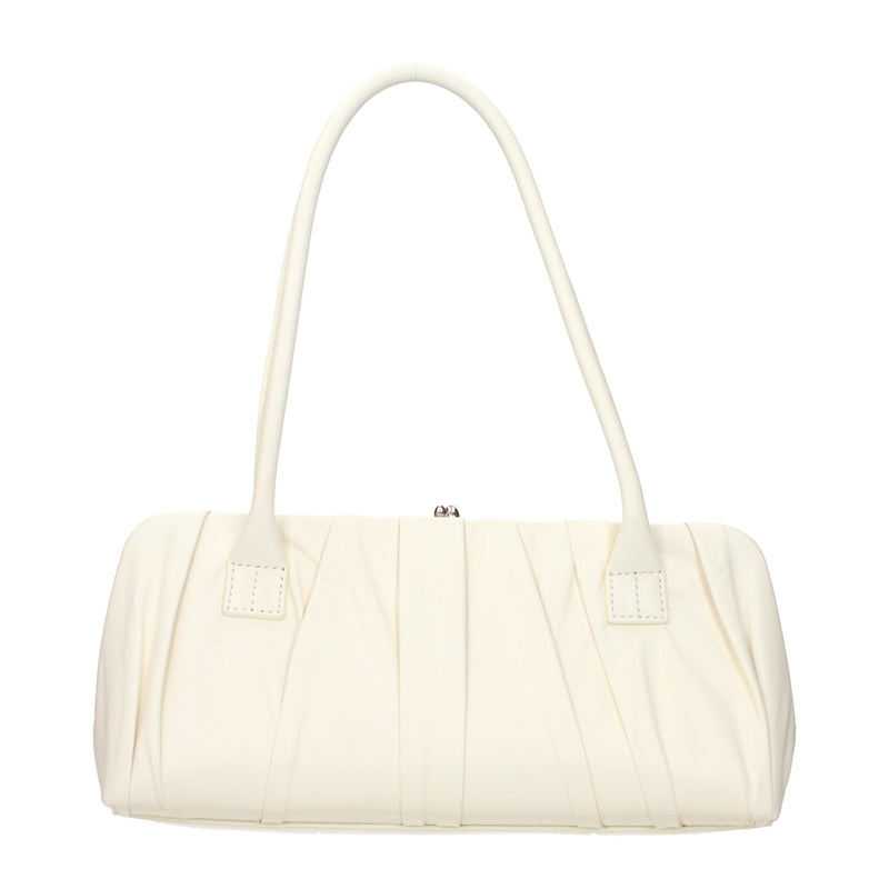 Jil Sander White Leather Shoulder Bag
