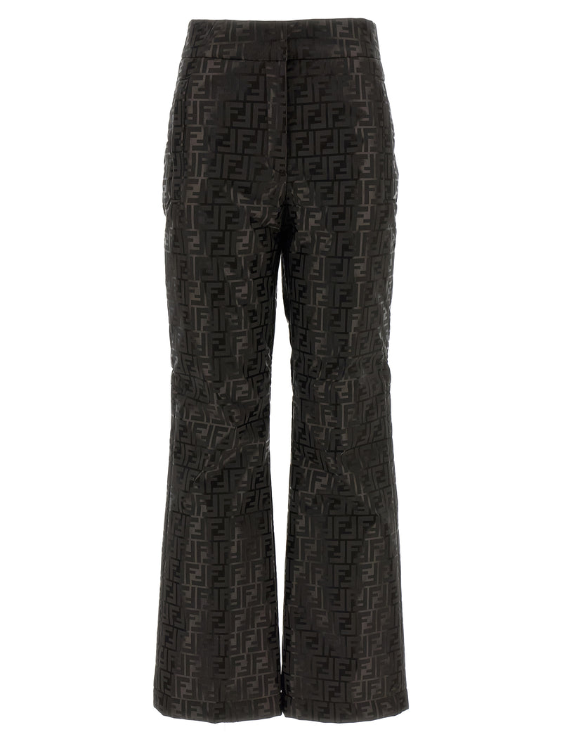 Fendi Brown Cotton Athletic Pants