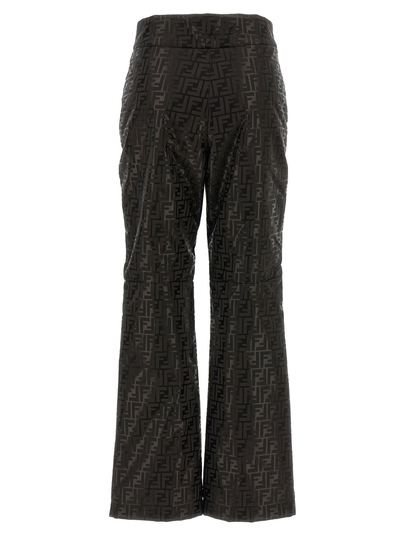 Fendi Brown Cotton Athletic Pants