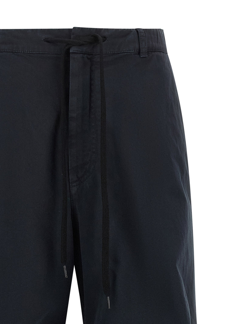 MM6 Maison Margiela Blue Cotton Casual Pants
