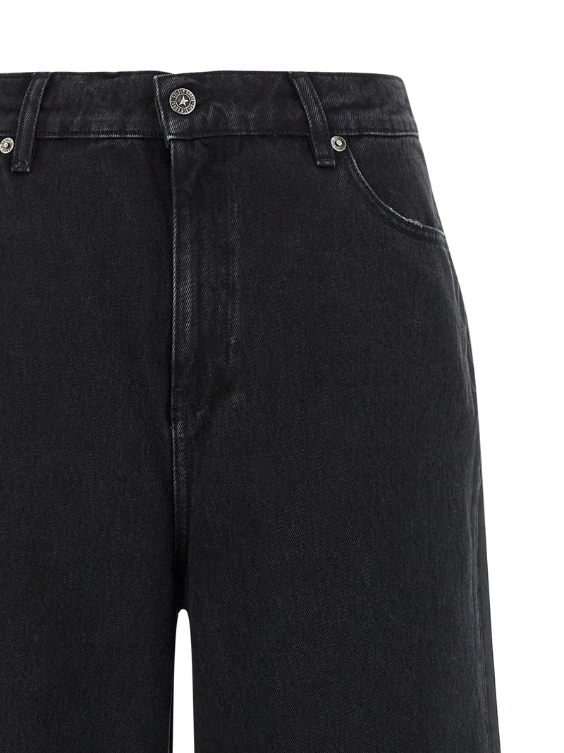 Golden Goose Black Cotton Flared Jeans