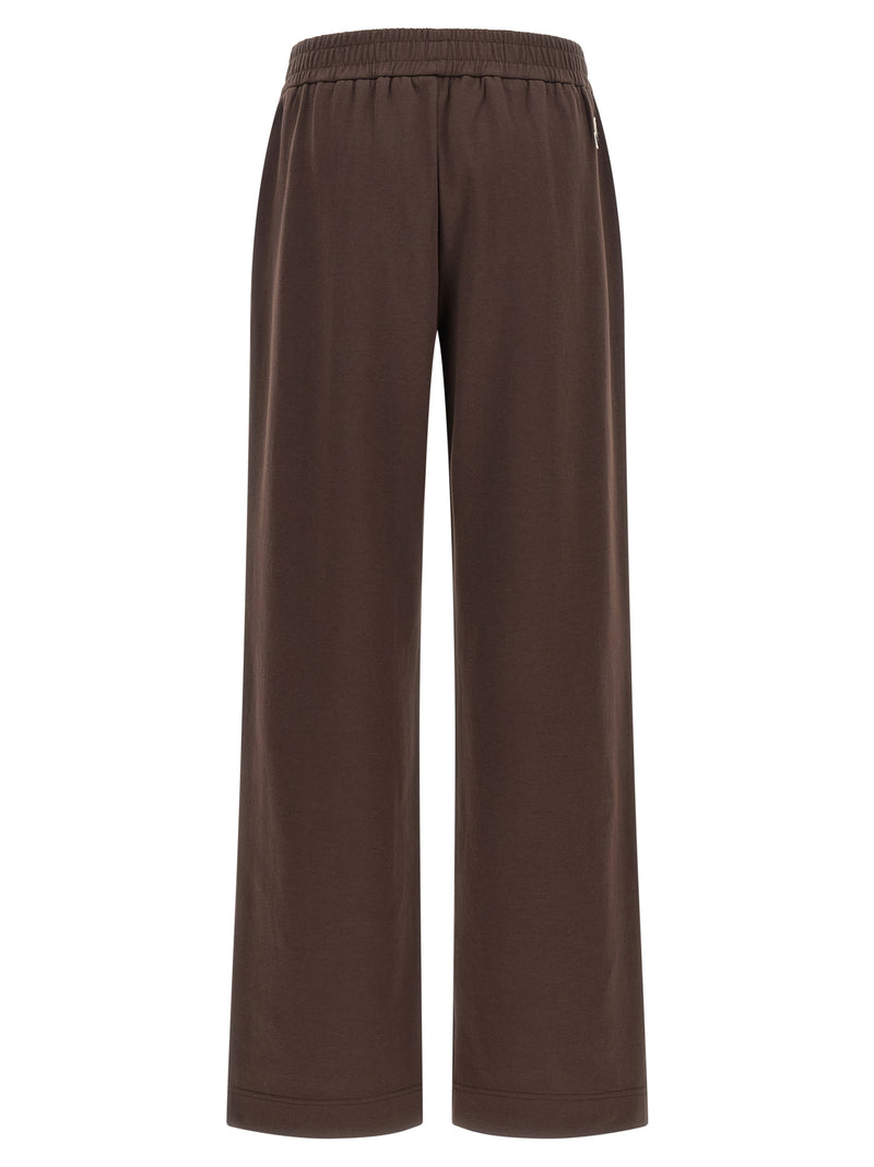 Moncler Brown Cotton Joggers (Workout Pants)