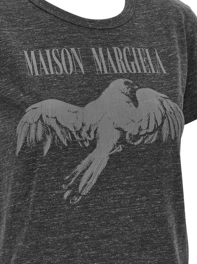 Maison Margiela Gray Cotton T-Shirt