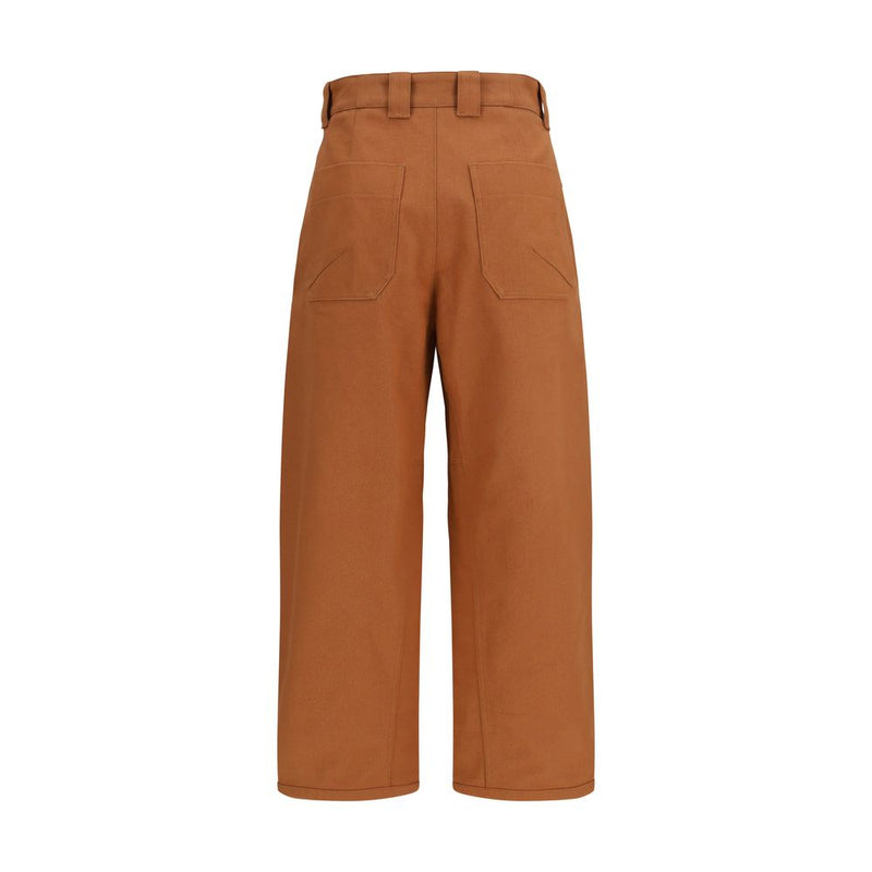 Chloé Orange Cotton Casual Pants