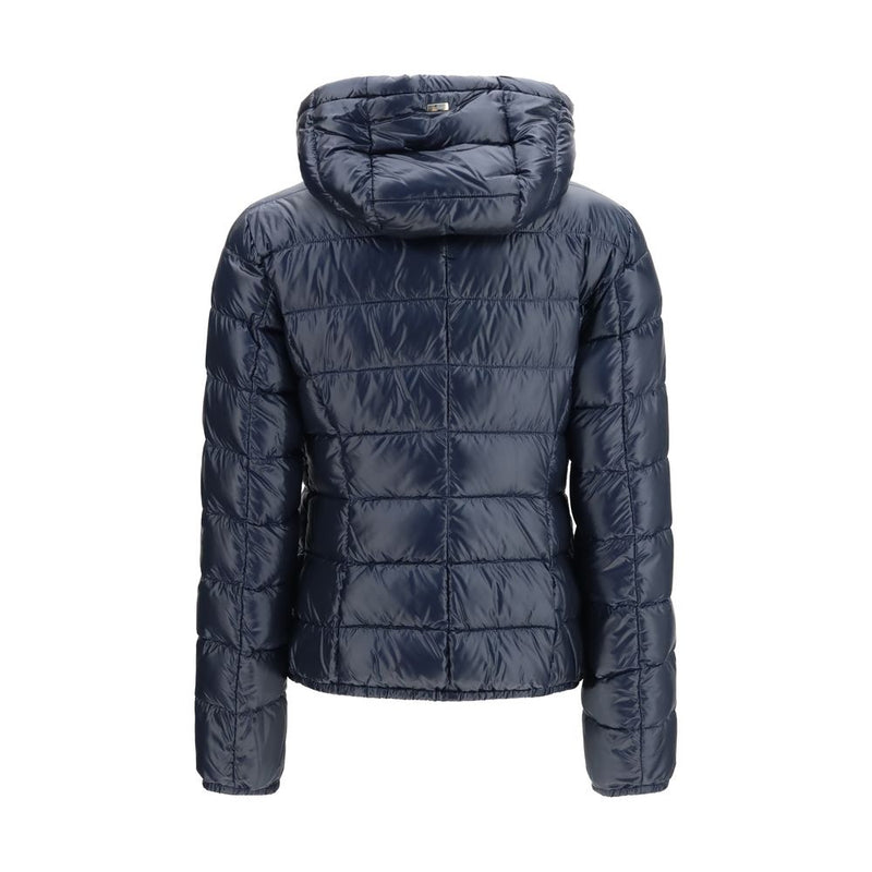 Herno Blue Polyamide Full-Length Jacket