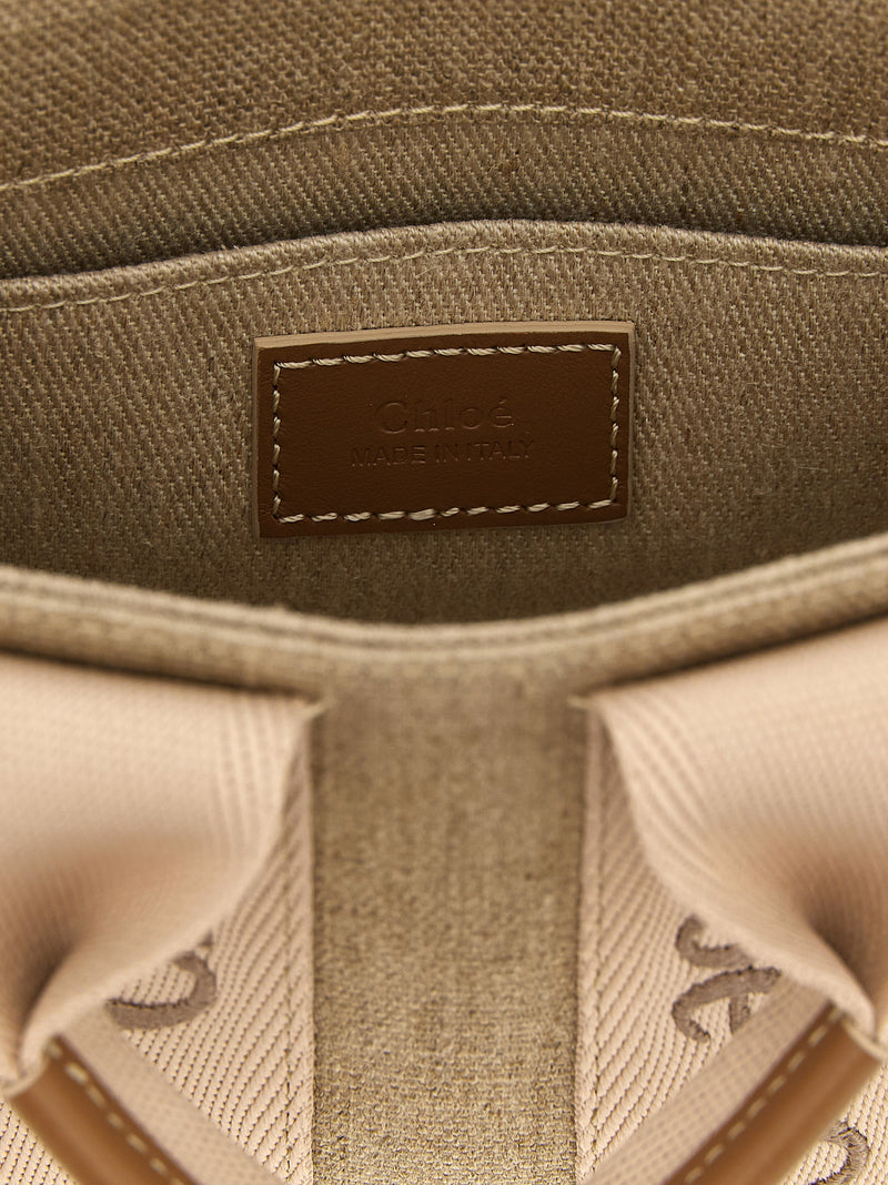 Chloé Multicolor Linen Handbag