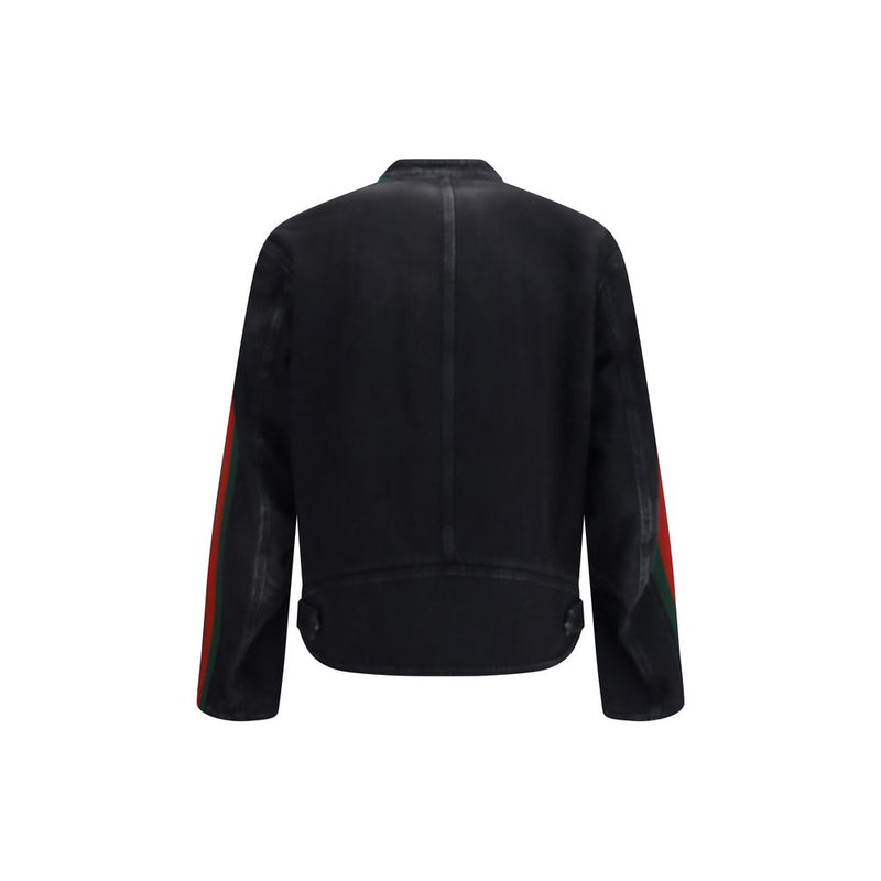 Gucci Black Cotton Biker Jacket