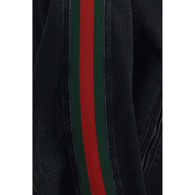 Gucci Black Cotton Biker Jacket