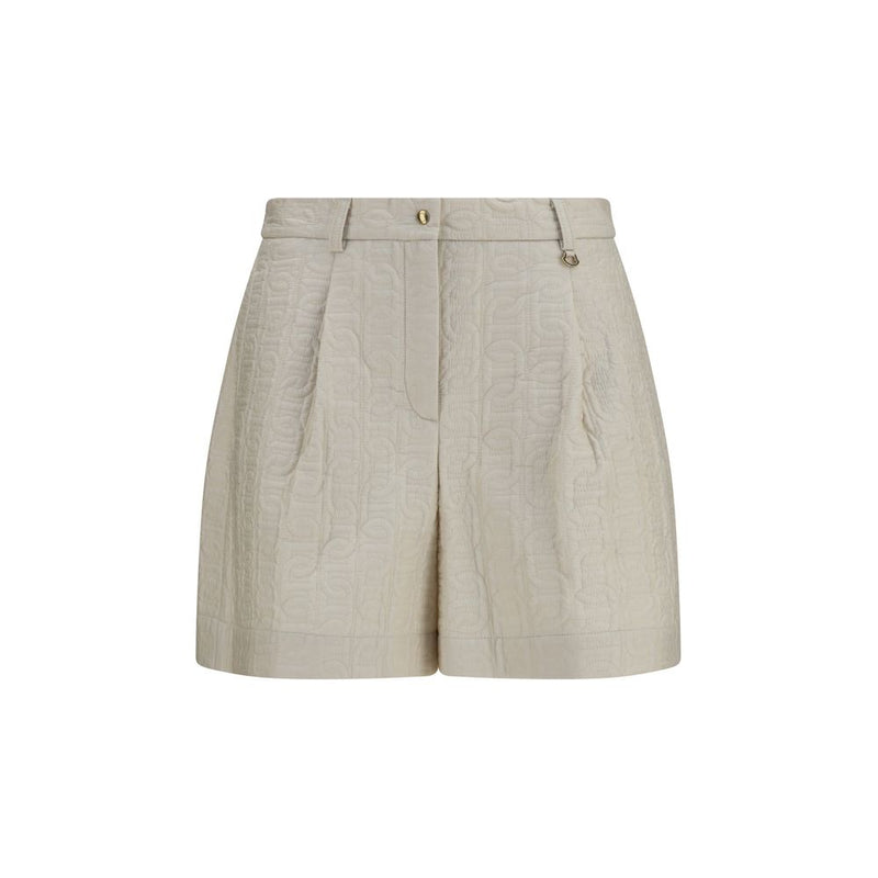 Moncler Beige Polyamide Bermuda Shorts