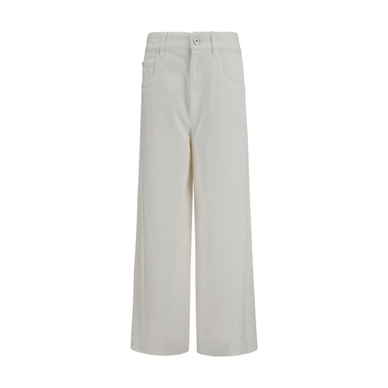 Brunello Cucinelli Beige Cotton Jeans Denim