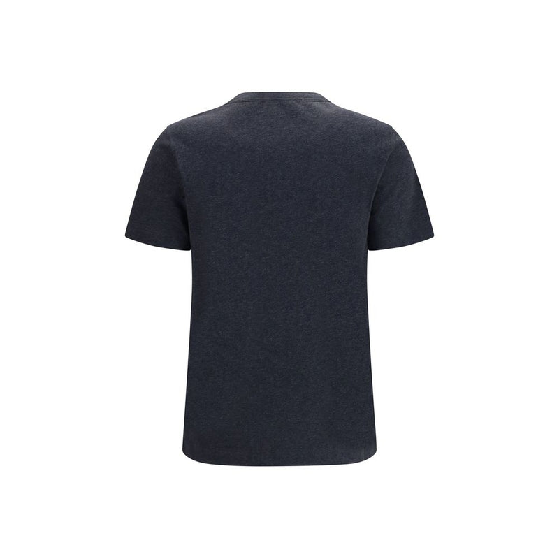 Brunello Cucinelli Gray Cotton T-Shirt