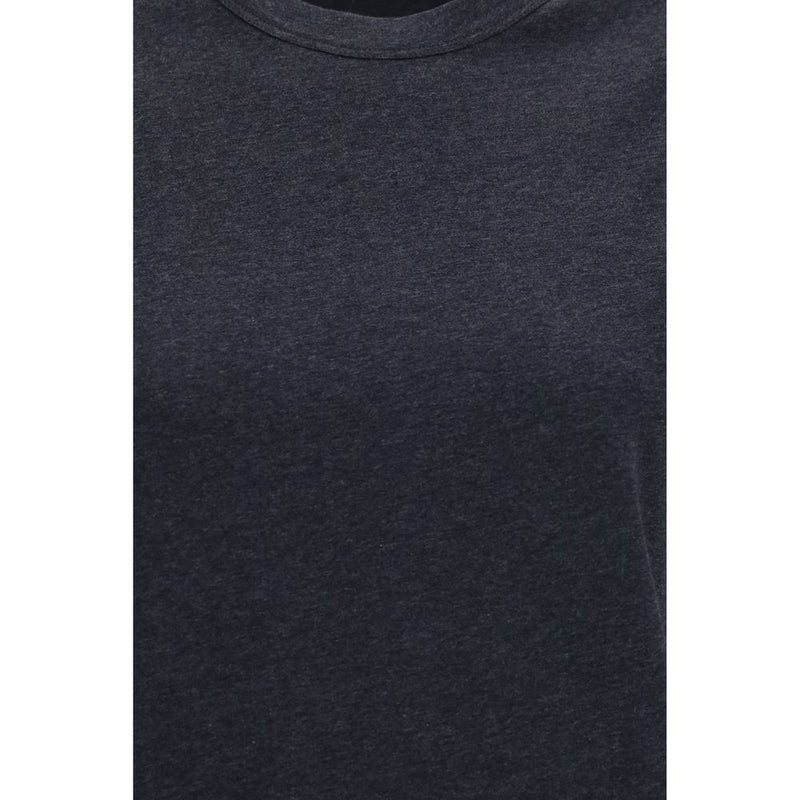 Brunello Cucinelli Gray Cotton T-Shirt