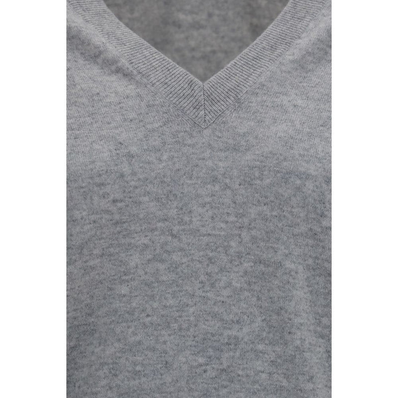 Brunello Cucinelli Gray Cashmere Sweater