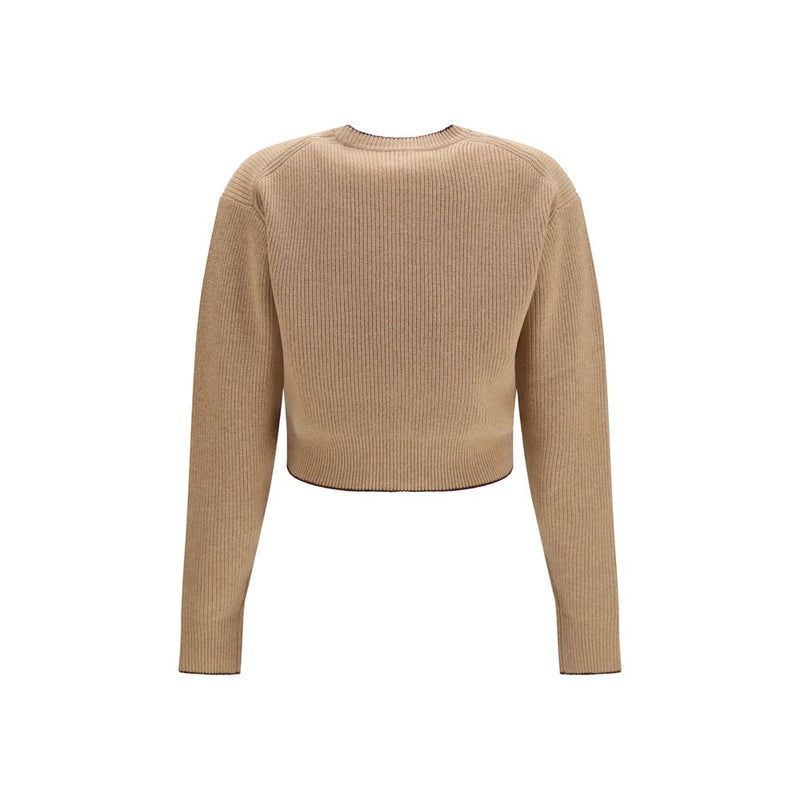 Chloé Beige Wool Oves Aries Sweatshirt