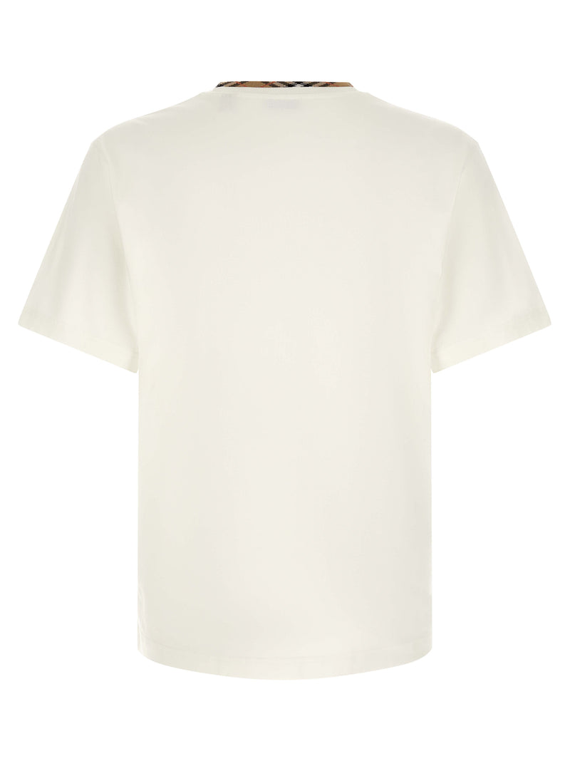 Burberry White Cotton T-Shirt