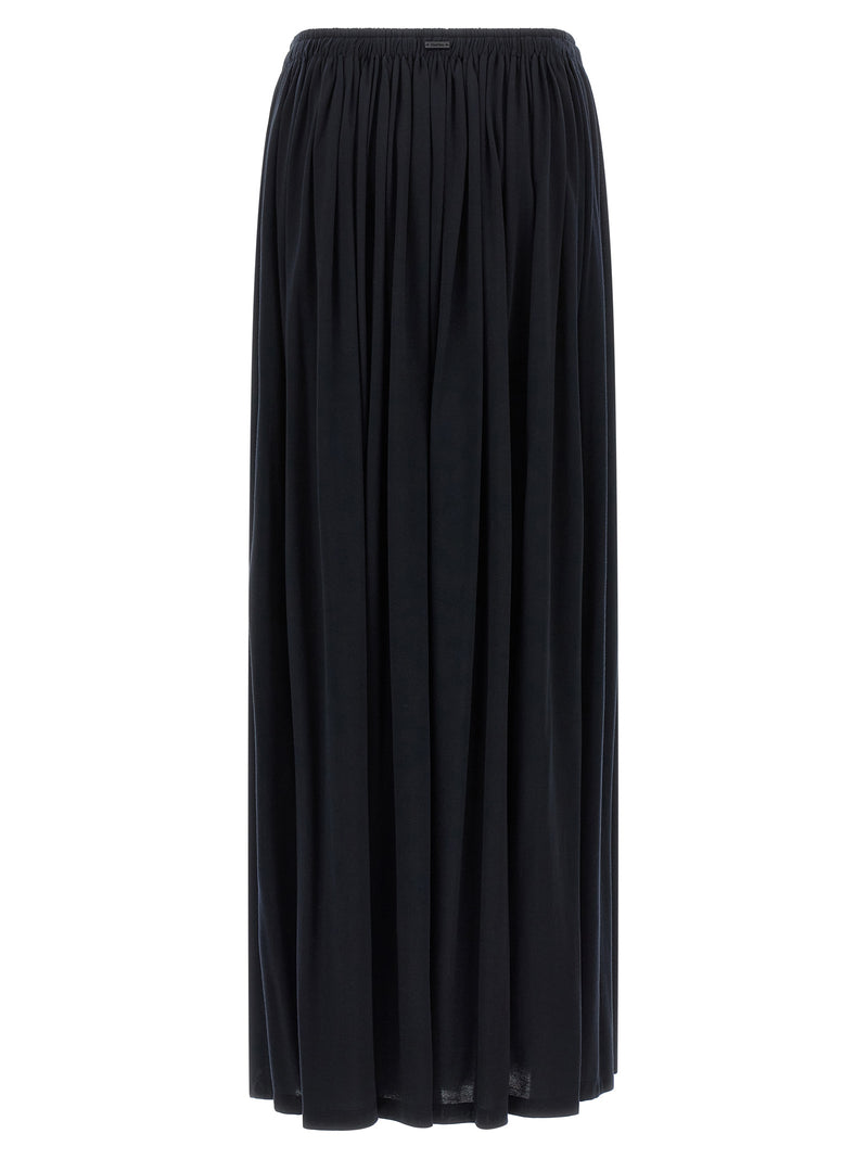 Max Mara Blue Lyocell Mini Skirt