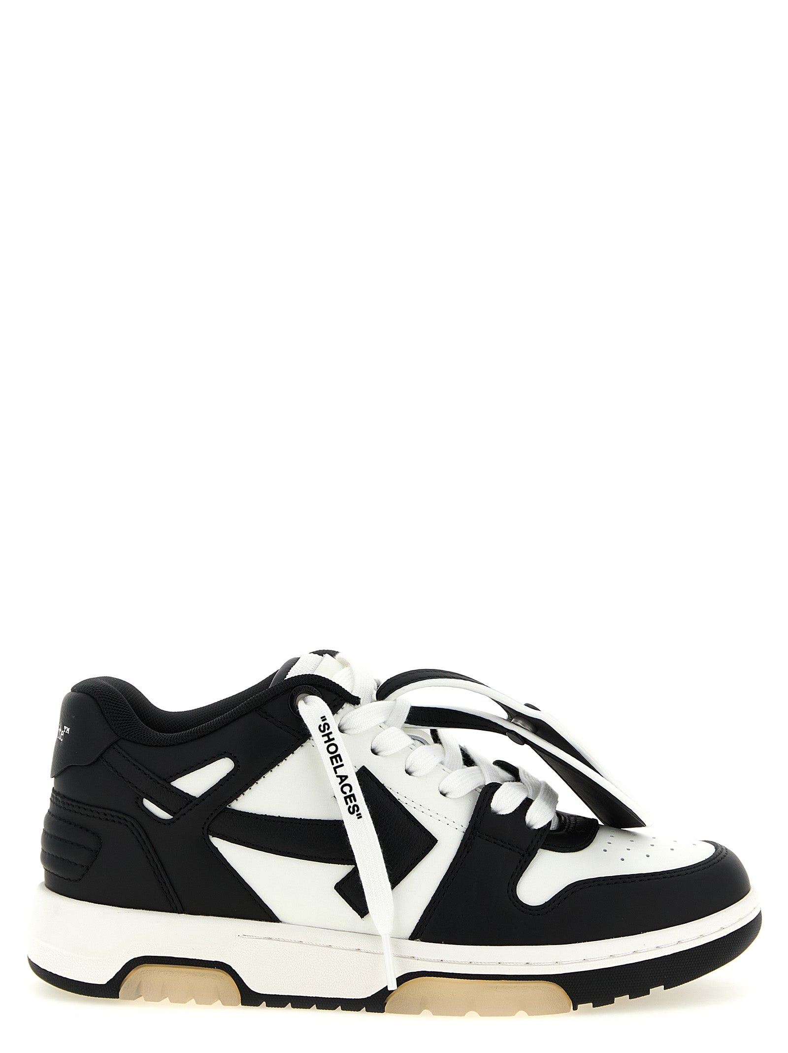 Off-White Bicolor Calfskin Low Top Sneakers — Urbalenti NYC