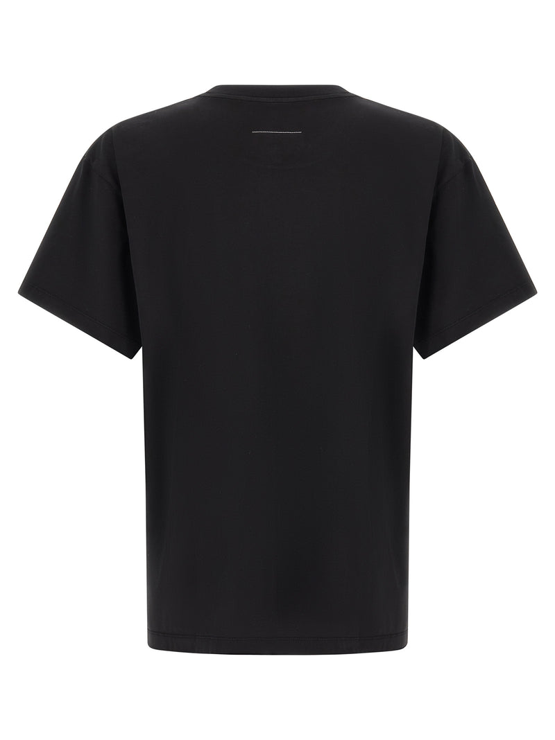 MM6 Maison Margiela Black Cotton T-Shirt