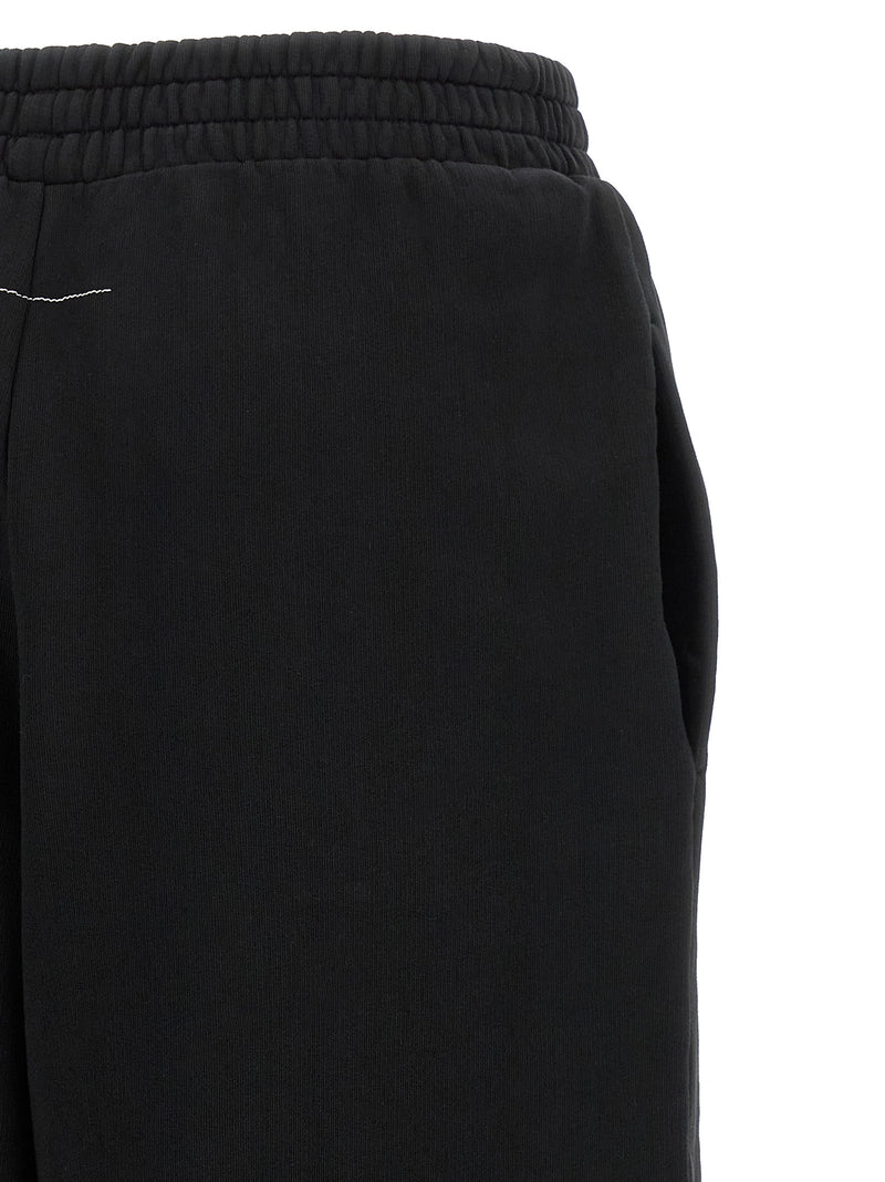 MM6 Maison Margiela Black Cotton Joggers (Workout Pants)