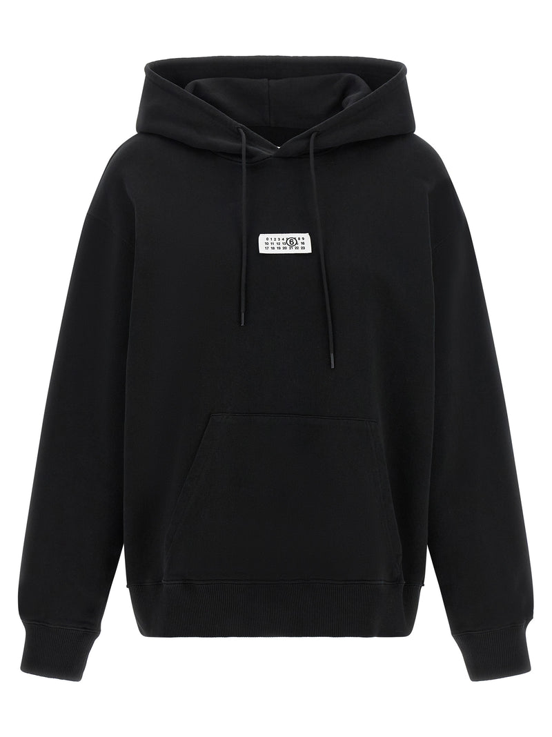 MM6 Maison Margiela Black Cotton Sweatshirt