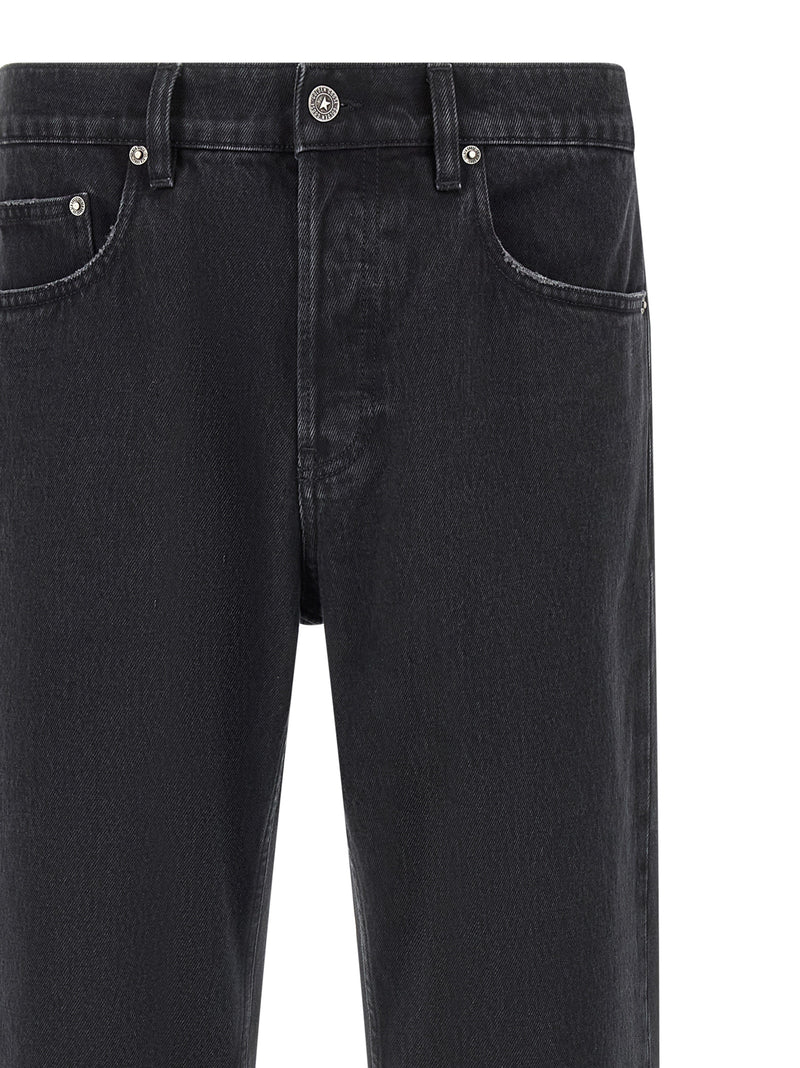 Golden Goose Black Cotton Straight-Leg Jeans