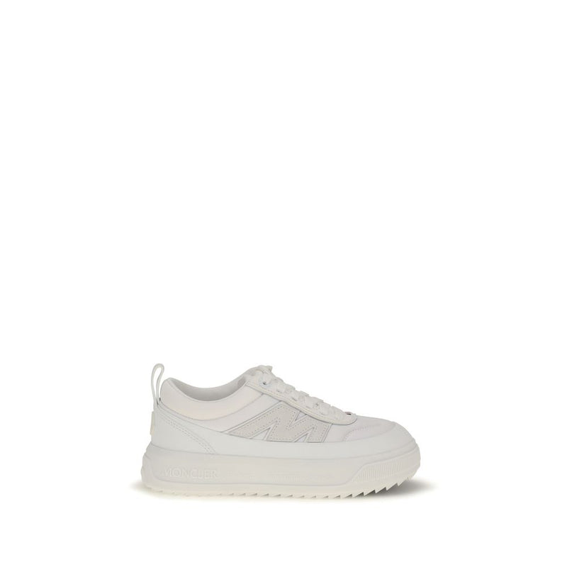Moncler White Polyamide Athletic Sneakers