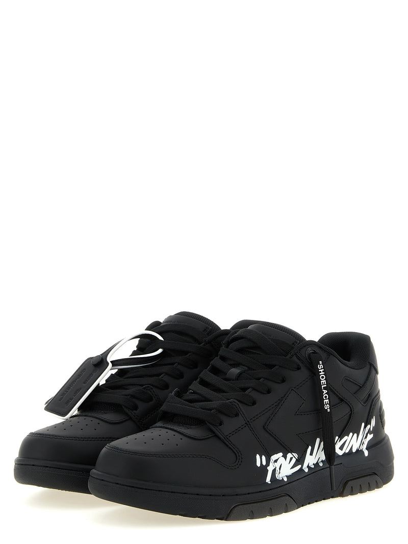 Off-White Bicolor Calfskin Low Top Sneakers